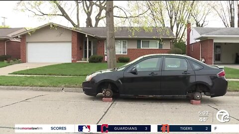 Livonia neighborhoods on high alert following a string of wheel and tire thefts Wednesday