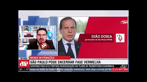 RODRIGO Constantino DETONA João Doria e NERVOSA o calcinha atochada pede saída dele da JOVEM PAN