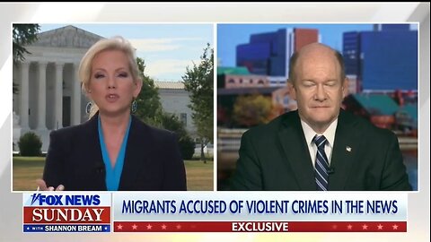 Sen Chris Coons Gets Triggered From Shannon Bream's Illegal Immigration Question