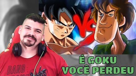 REACT Goku VS. Salsicha (Instinto Superior) Combate de Rimas Part. Sting - MELHOR DO MUNDO