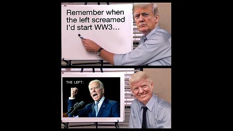 🇺🇸🤡⚔️🇮🇷 A video from 2020, when Biden said that Trump would,