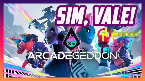 🎮 GAMEPLAY! Jogamos ARCADEGEDDON, um jogo coop realmente divertido!