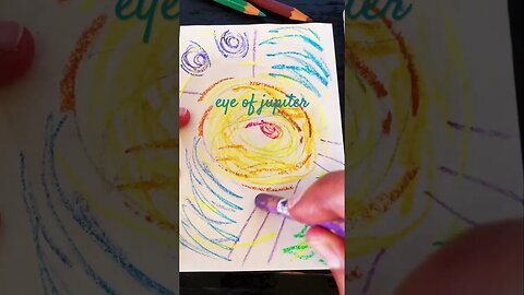 E is for Eye of jupiter teaser #alphabetsuperset #eyeofjupiter #artdemo