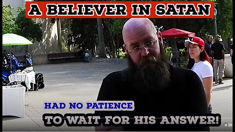 A Believer in Satan had no patience to wait for his answer!/BALBOA PARK