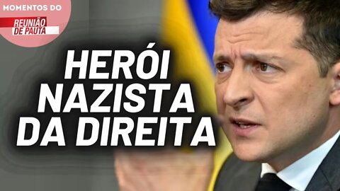 Imprensa golpista faz campanha transformando Zelensky em herói | Momentos do Reunião de Pauta