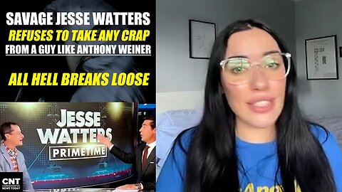 Savage Jesse Watters refuses to take Any Crap from slimy Anthony Weiner.