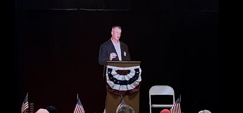 Jeremy Brown on The Phone at Citrus County Auditorium Trump Rally 9/9/23