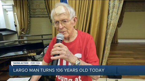 106-year-old Largo man shares the secrets to living a long, happy life