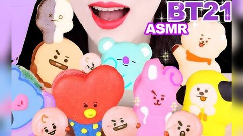 BT21 BTS Desserts Mukbang ASMR