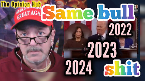 Biden SOTU speech was the same material as in 2022 23' and now 24'