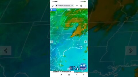 Magnetohydrometeorology: magnetic reconnection in Texas