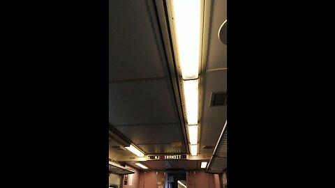 On board new jersey transit single level passenger train