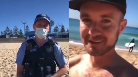 Man Confronted By Police In Australia For Sunbathing - A 'Non-Essential' Activity