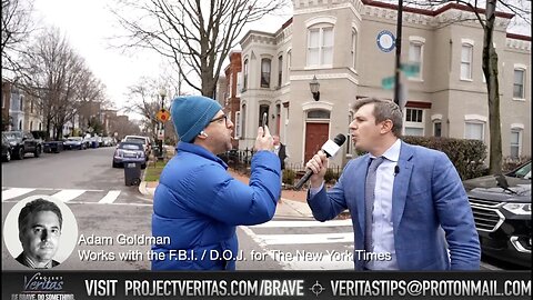 James O'Keefe Confronts NYT Journalist™ Adam Goldman About Emails Obtained by Judicial Watch