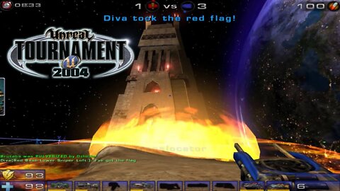 Unreal Tournament 2004 Capture the Flag - Face Classic - DunamisOphis Sombra Translocator Overwatch