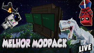 Vem jogar o melhor ModPack comigo Live#melhor Modpack