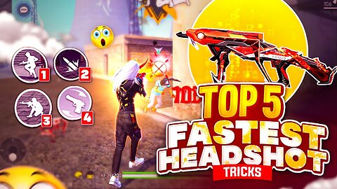 Top 5 Secret Headshot Trick For M1887 Ump & Desert Eagle 😱 __ One Tap Headshot Trick __ Free Fire