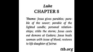 Luke Chapter 8 (Bible Study)