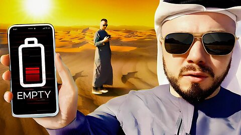 ABANDONED IN THE DUBAI DESERT WITH 2% BATTERY