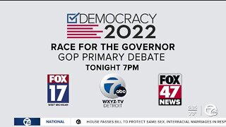 Previewing Wednesday's GOP gubernatorial primary debate