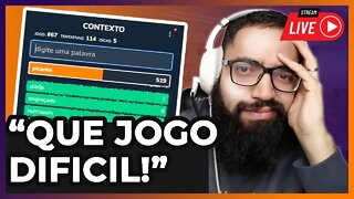 LIVE JOGANDO CONTEXTO COM OS INCRITOS - ME AJUDEM! #contexto #livestream