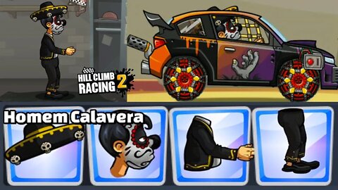 Carro de Rally Zumbi e Homem Calavera | Hill Climb Racing 2