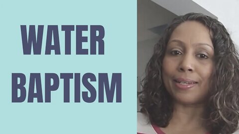 Water Baptism and Holy Spirit