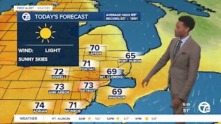 Metro Detroit Weather Forecast: Another great day in Metro Detroit