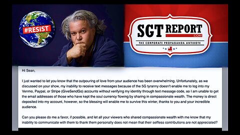 SGT Report Keeps Soul Currency Flowing By Sharing Message Of Gratitude From USA Veteran Victor Hugo