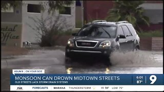 Midtown Tucson streets susceptible to flooding