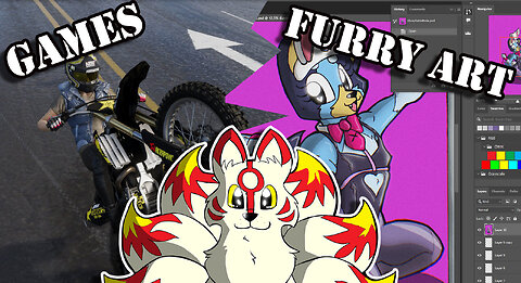 Rumble V-Tuber: Games and Furry art