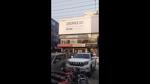 Rawalpindi Saddar Bazar Evening Time View