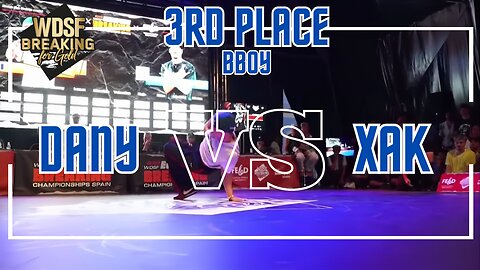 BBOY DANY VS BBOY XAK | 3RD PLACE | 1VS 1 | WDSF EUROPEAN BREAKING CHAMPIONSHIP 2023