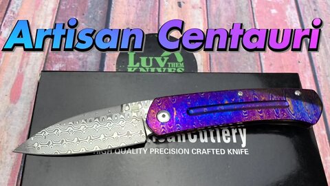 Artisan Cutlery Centauri /includes disassembly / Ray Laconico design