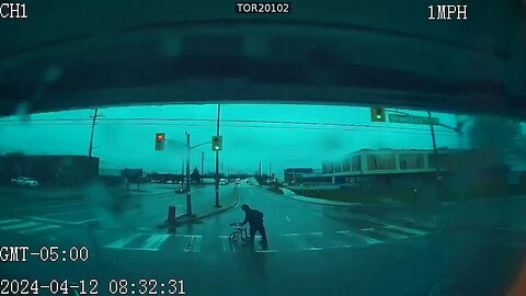 Pedestrian Crossed Road Without Looking