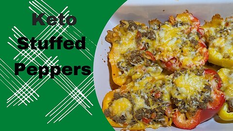 Keto Mexican- Style Stuffed Peppers