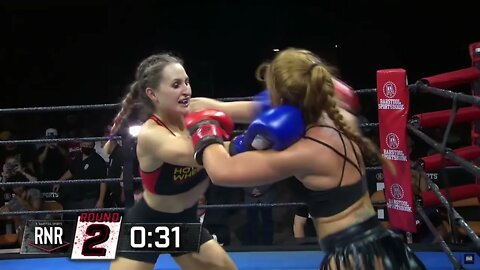 RING GIRLS fight is wild