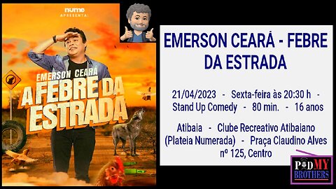 HUMORISTA EMERSON CEARÁ FAZ SHOW EM ATIBAIA