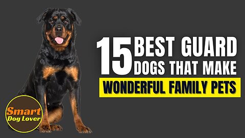 15 Best Guard Dogs That Also Make Wonderful Family Pets