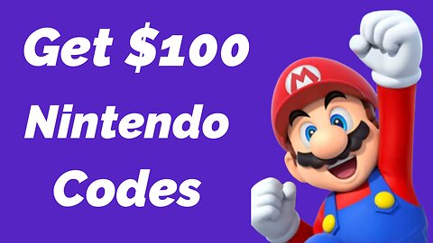 Get a $100 Free Nintendo Gift Card Code In Just 5 Minutes 🔥🔥