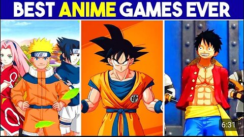 Best Anime GAMES...🔥🔥