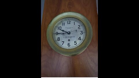 Antique Maritime Ship Clock - $400