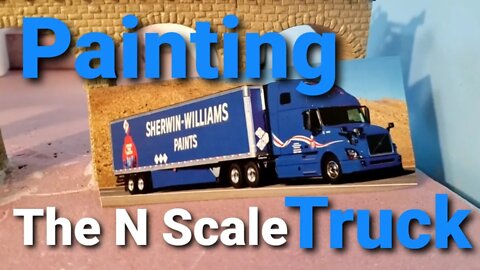 N Scale tractor trailer modification