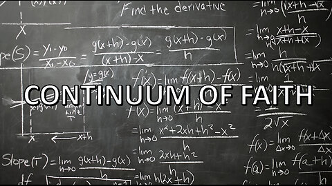 A CONTINUUM OF FAITH