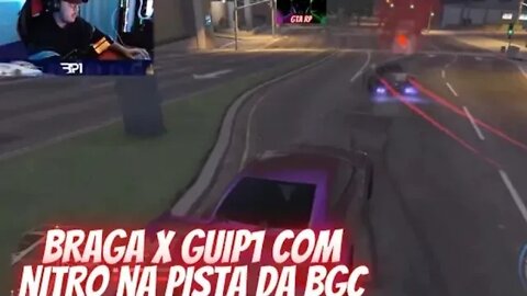 BRAGA X GUIP1 X1 NA PISTA DA BAGUNCINHA COM NITRO