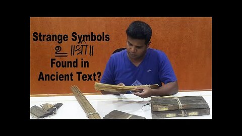 Ancient Secret of Symbols Found in Palm-Leaf Manuscripts? Indian Hindu Writing System Revealed