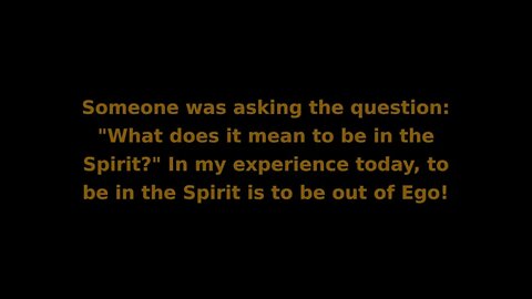 Soul Speak #20 - What does it mean to "Walk in the Spirit"? Also another angle on "Tithing".