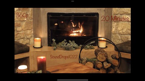 20 Minutes of Fire Place Ambience Video