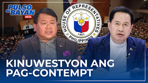 Kapangyarihan ng Kamara na ipa-contempt si Pastor Apollo C. Quiboloy, kinuwestyon