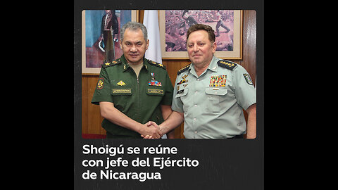 Ministro de Defensa de Rusia mantiene conversaciones con el comandante del Ejército de Nicaragua